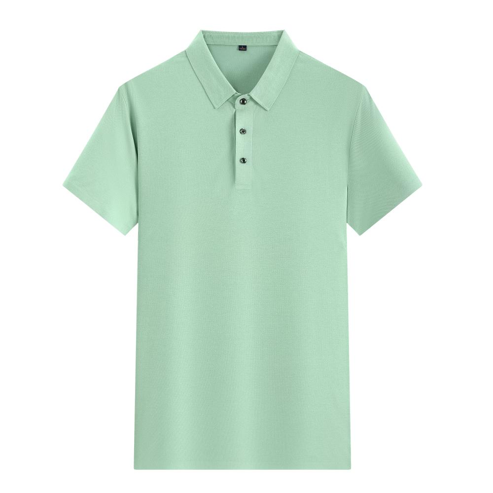 241 (Treading On Snow) Seamless Shirt Collar, Polo Short Sleeved Collar