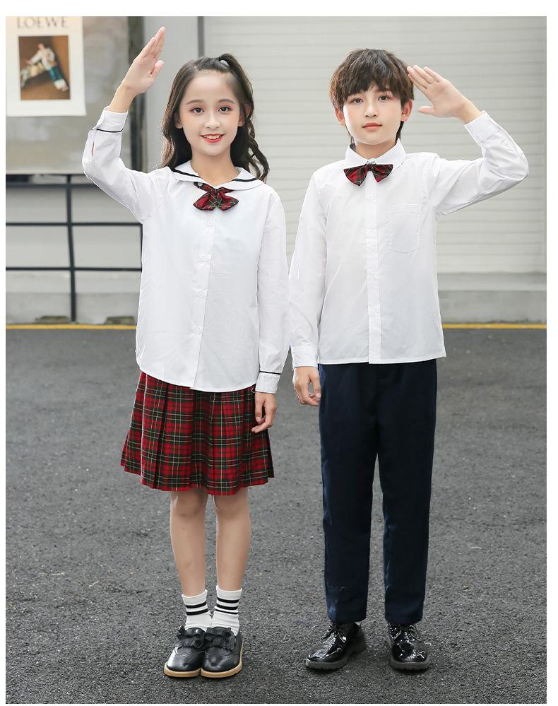 F1074 School Uniform Dress Activity Performance Set