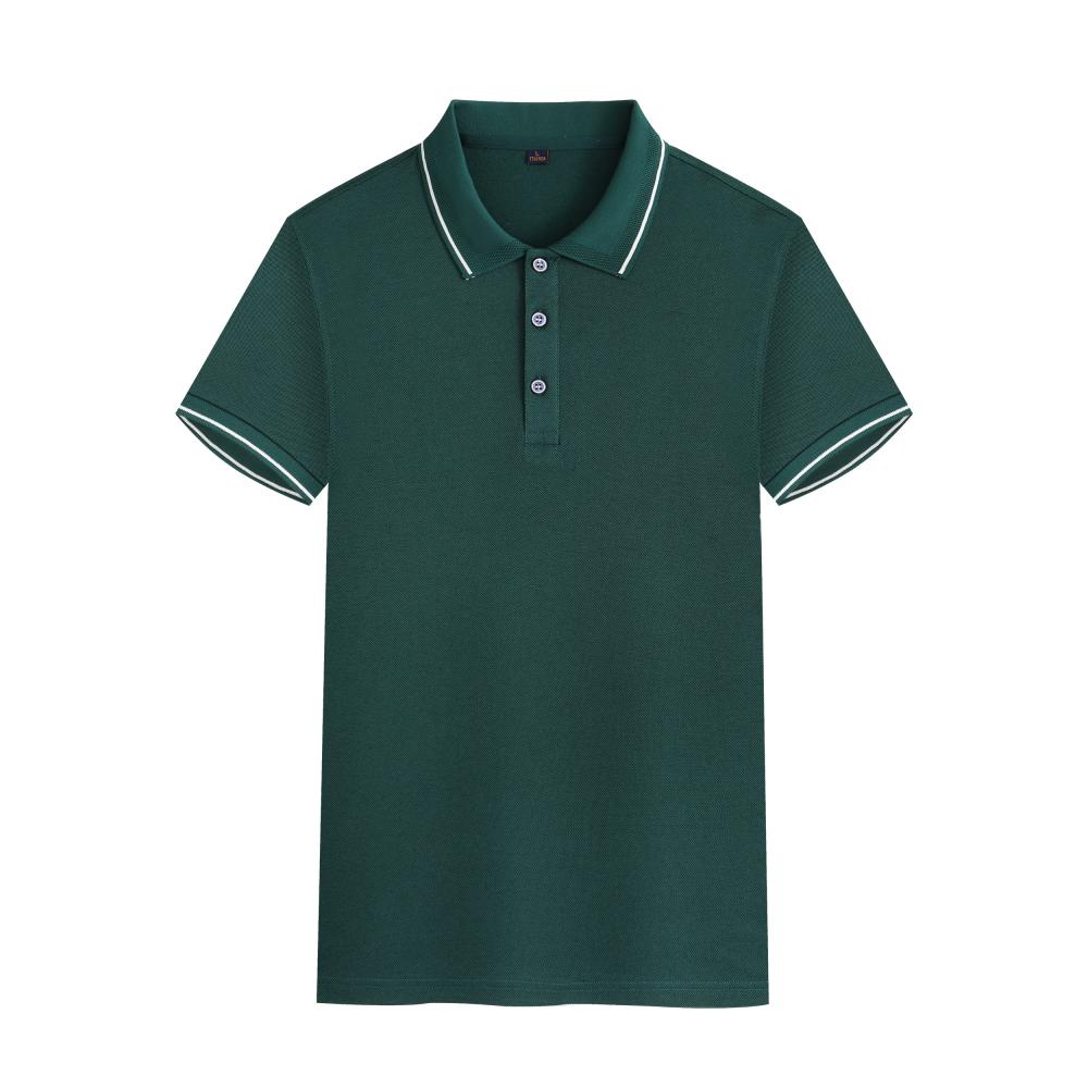 F2024-200g Combed Cotton Polo Shirt (60% Cotton, 40% Polyester) Polo Short Sleeved Collar