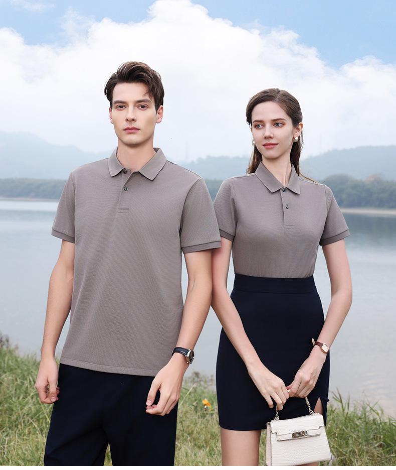 50169 # Casual Business Polo Shirt Polo Short Sleeve Collar