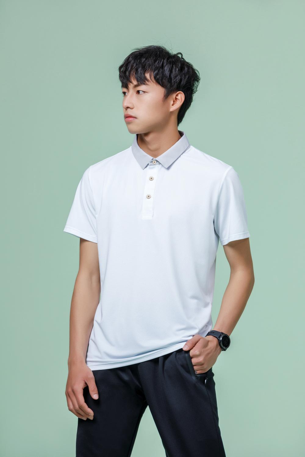 R271 # Fashion Sports Polo Shirt Polo Short Sleeve Collar