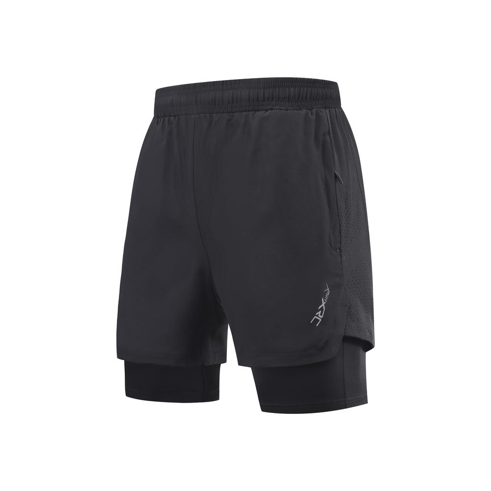 A6013- Double Layer Shorts, Running Pants, Swimming Pants, Three Part Pants For Men