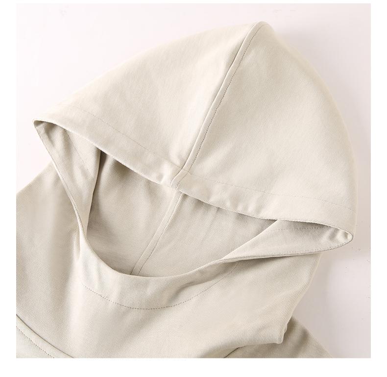 F8227-425 Grams Pile Collar Hoodie Hooded Cover