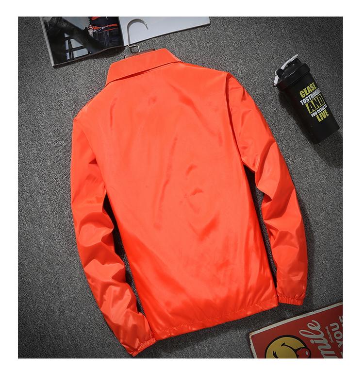 F1618 Stand Collar Single-layer Thin Spring And Autumn Windbreaker Windproof Jacket