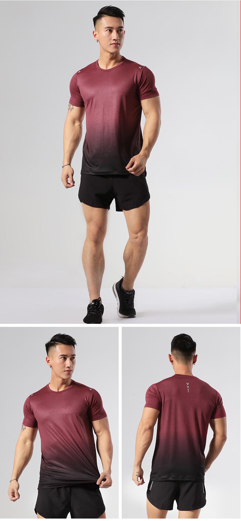 Mens MT007 T-shirt Short Sleeved Round Neck