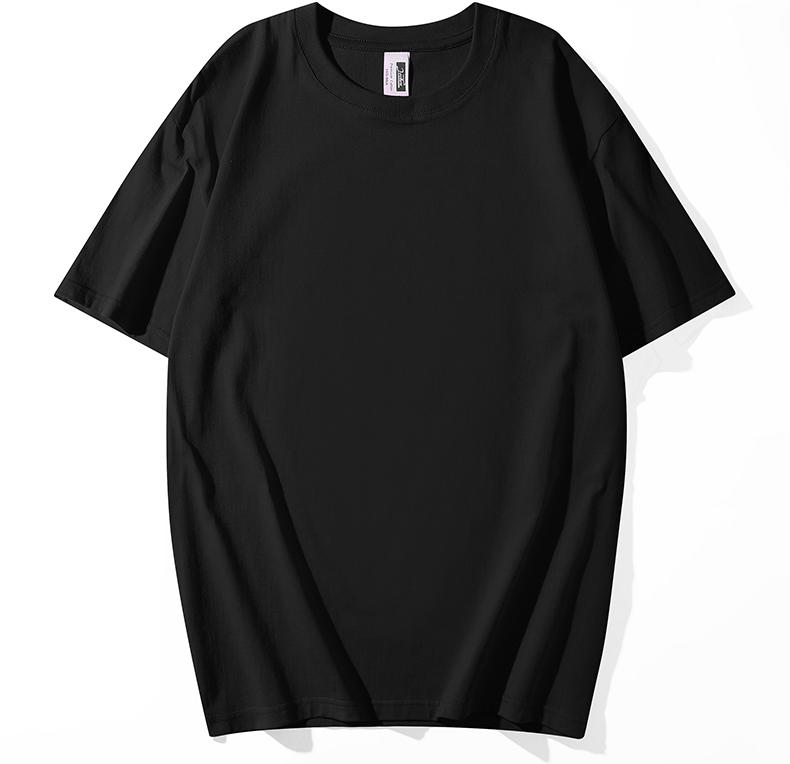 A5004-200g Regular Short Sleeved Round Neck Pure Cotton T-shirt