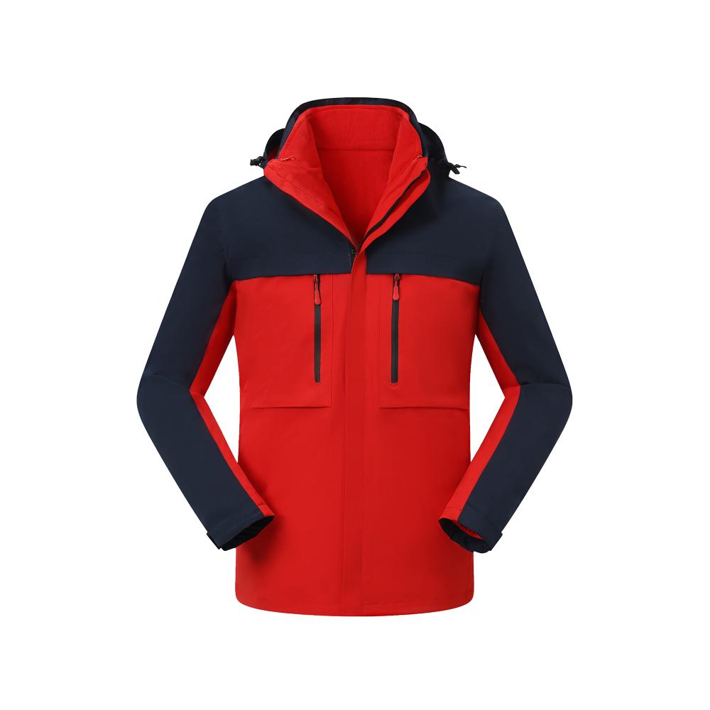 CX8815 Three In One Color Blocked Down Detachable Jacket