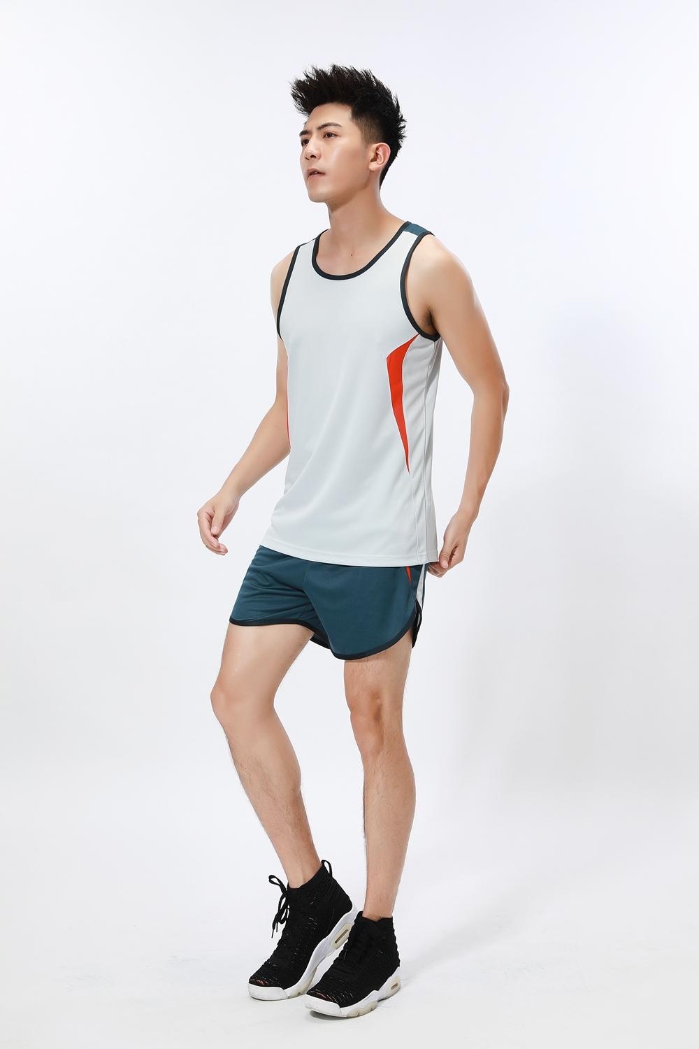 Men A3058 # Track And Field Uniform Men's Slimming