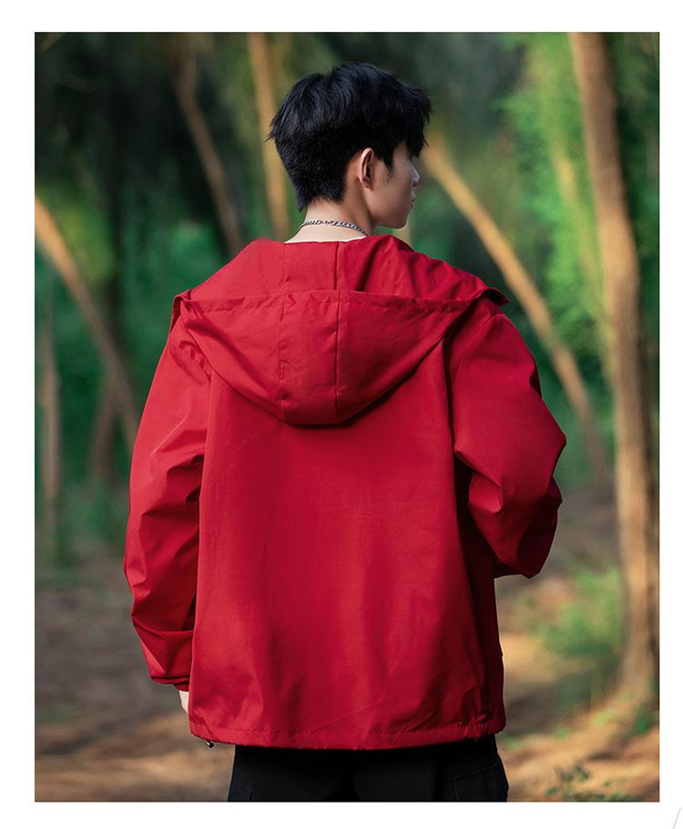 F8008- Thin Single-layer Trendy Waterproof Outdoor Jacket Submachine Jacket