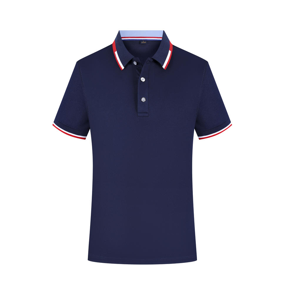 CX003 Fake Second Level Collar Polo Short Sleeved Lapel