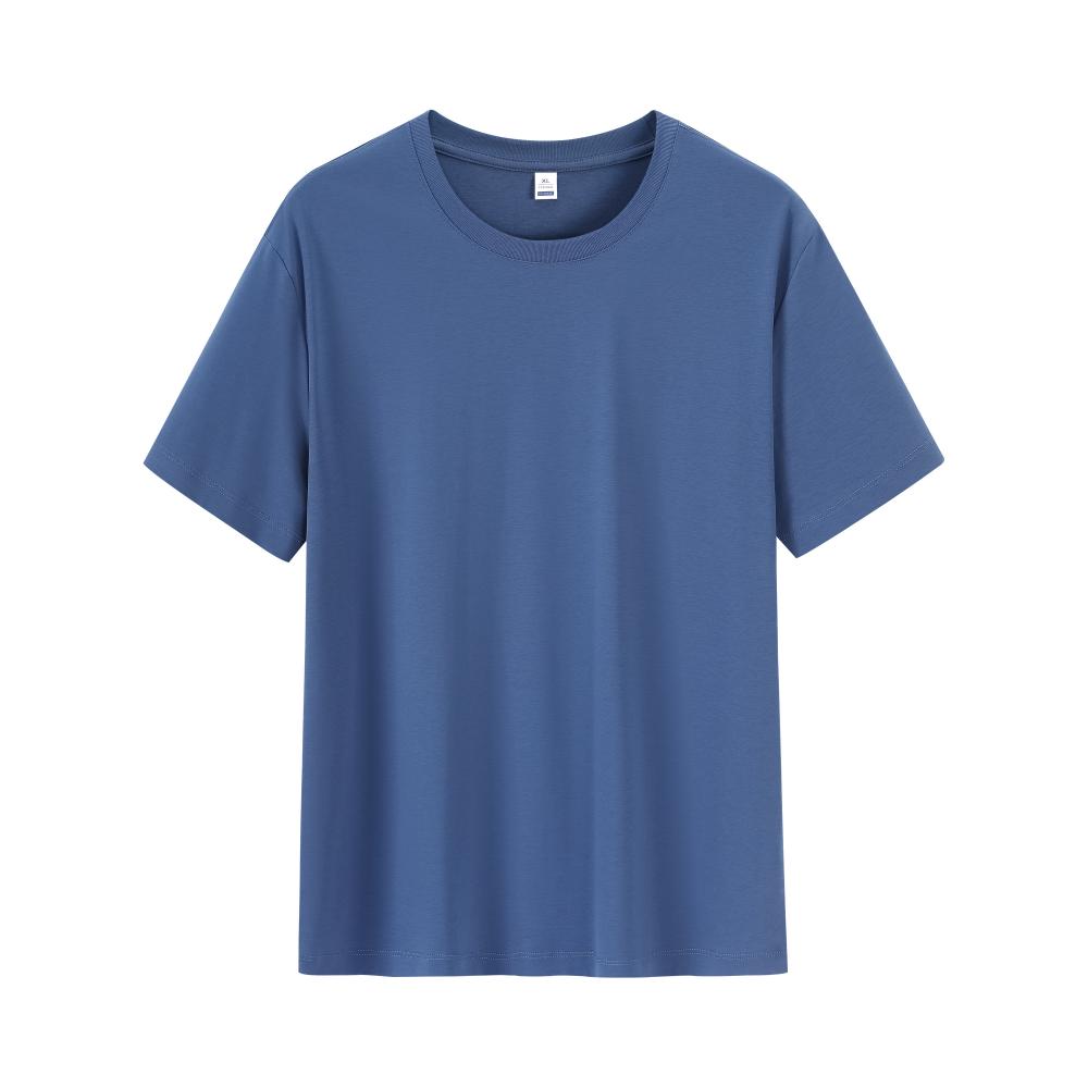 CX901 Liquid Ammonia Cotton Round Neck T-shirt Short Sleeved Round Neck