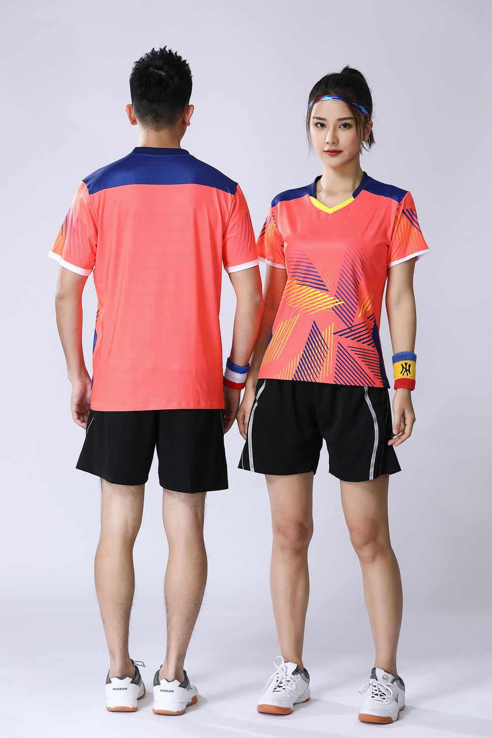 1852 # Net Feather Series - Top T-shirt Short Sleeve V-neck