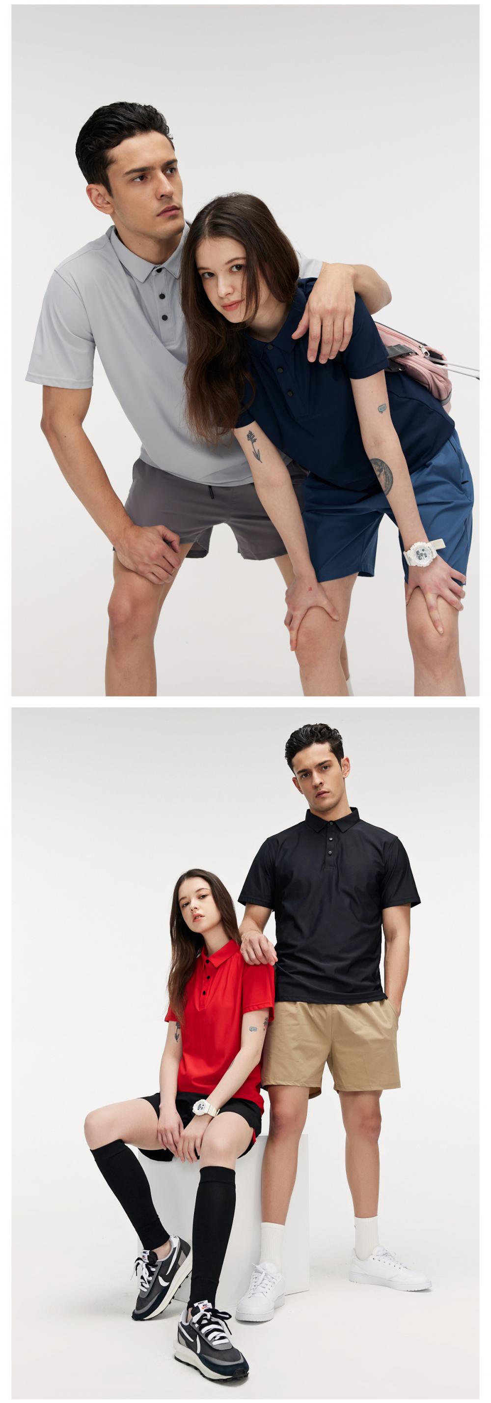 R327 # Sports And Leisure Polo Short Sleeved T-shirt Polo Short Sleeved Collar