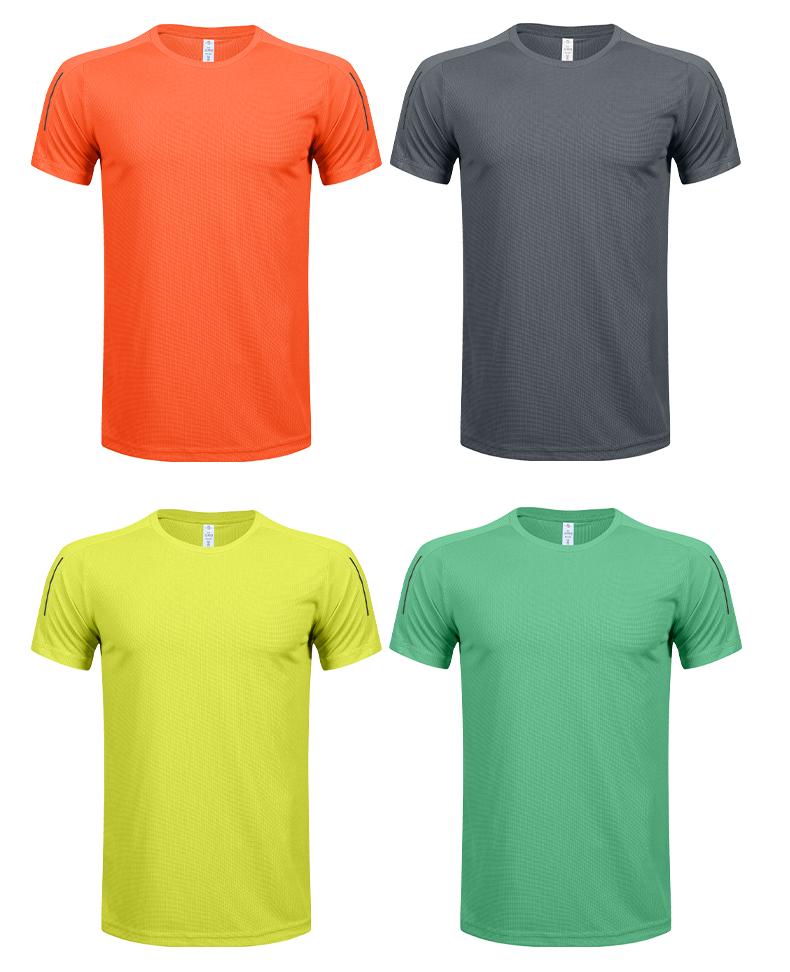 Y0120- Sports And Leisure Short Sleeved T-shirt With Short Sleeved Round Neck