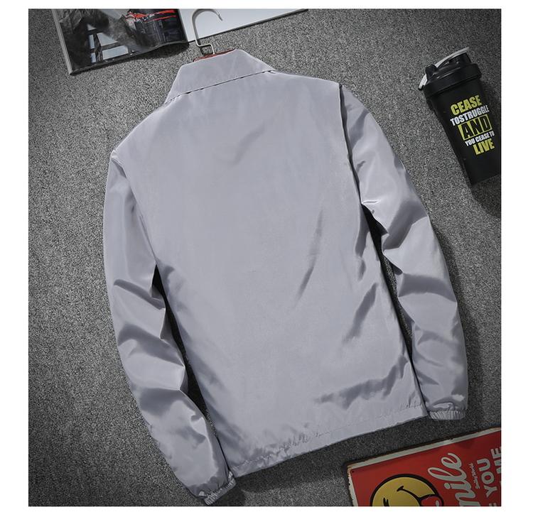 F1618 Stand Collar Single-layer Thin Spring And Autumn Windbreaker Windproof Jacket