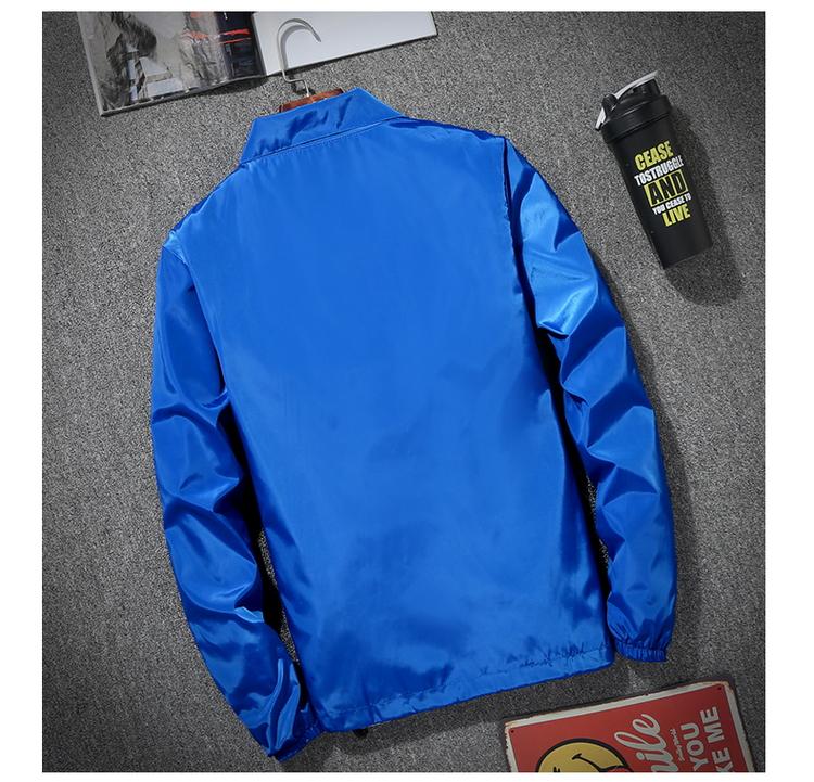 F1618 Stand Collar Single-layer Thin Spring And Autumn Windbreaker Windproof Jacket