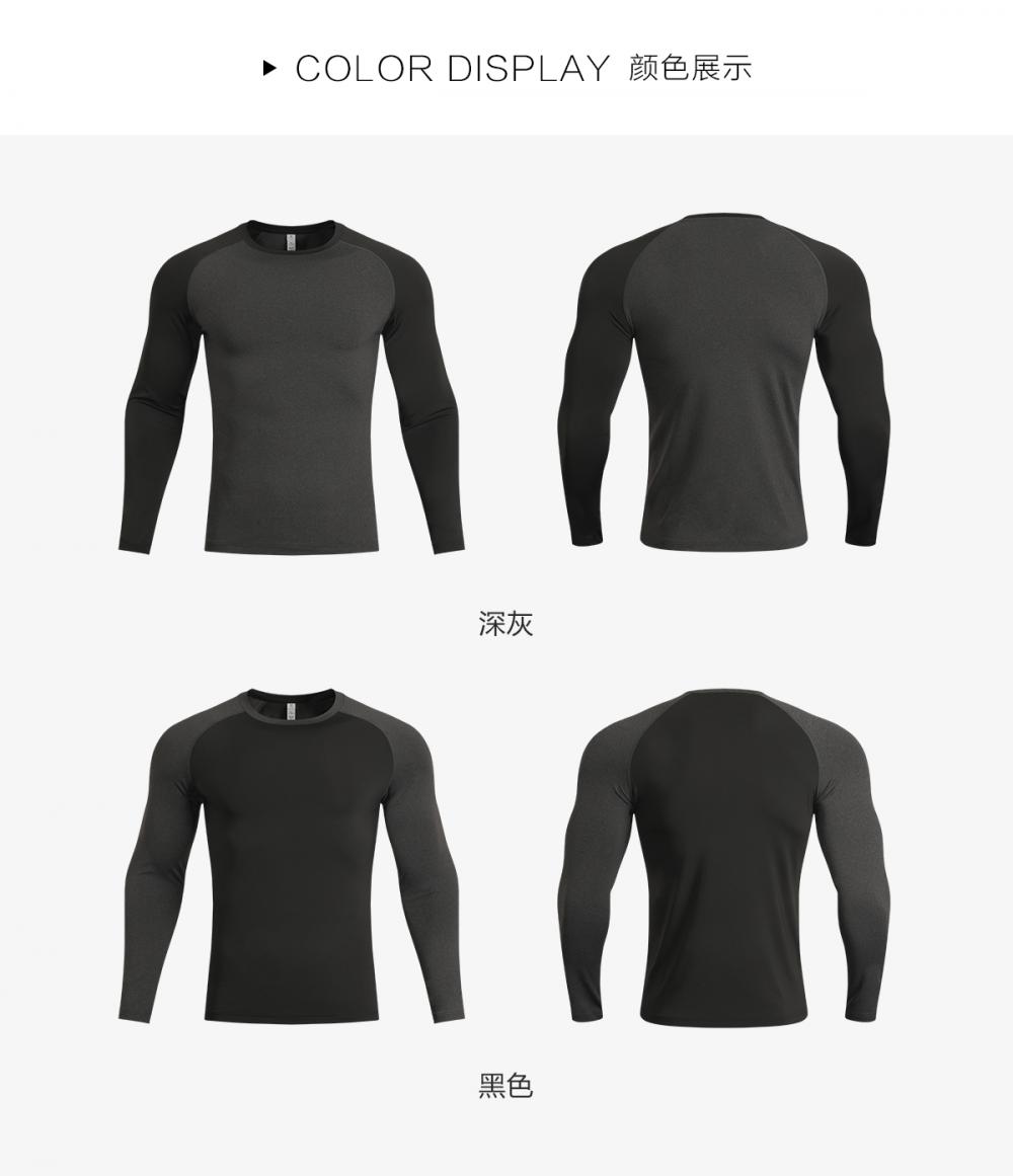 6317 # Round Neck Long Sleeve T-shirt Long Sleeve Round Neck