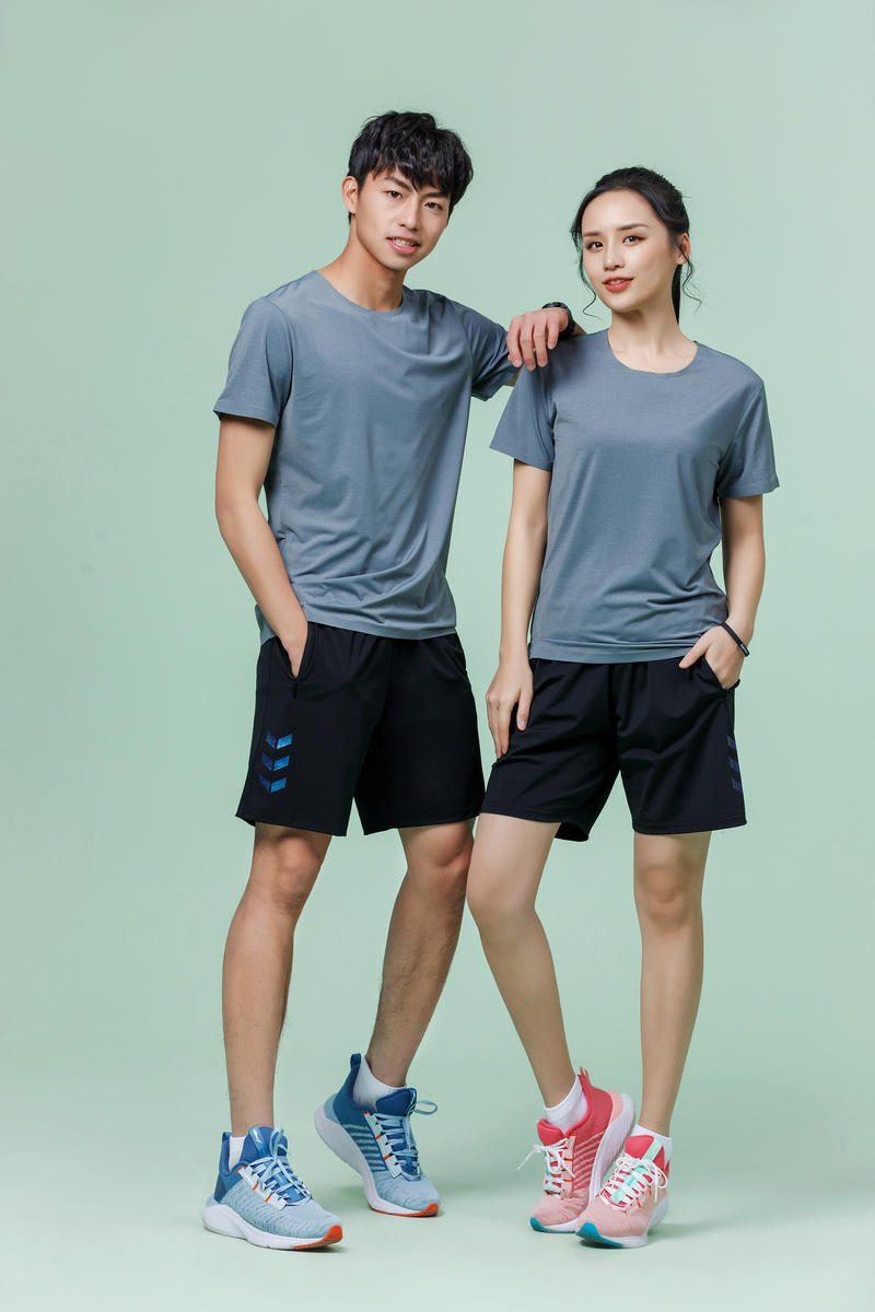 R277 # Round Neck Running Shirt Short Sleeve Round Neck