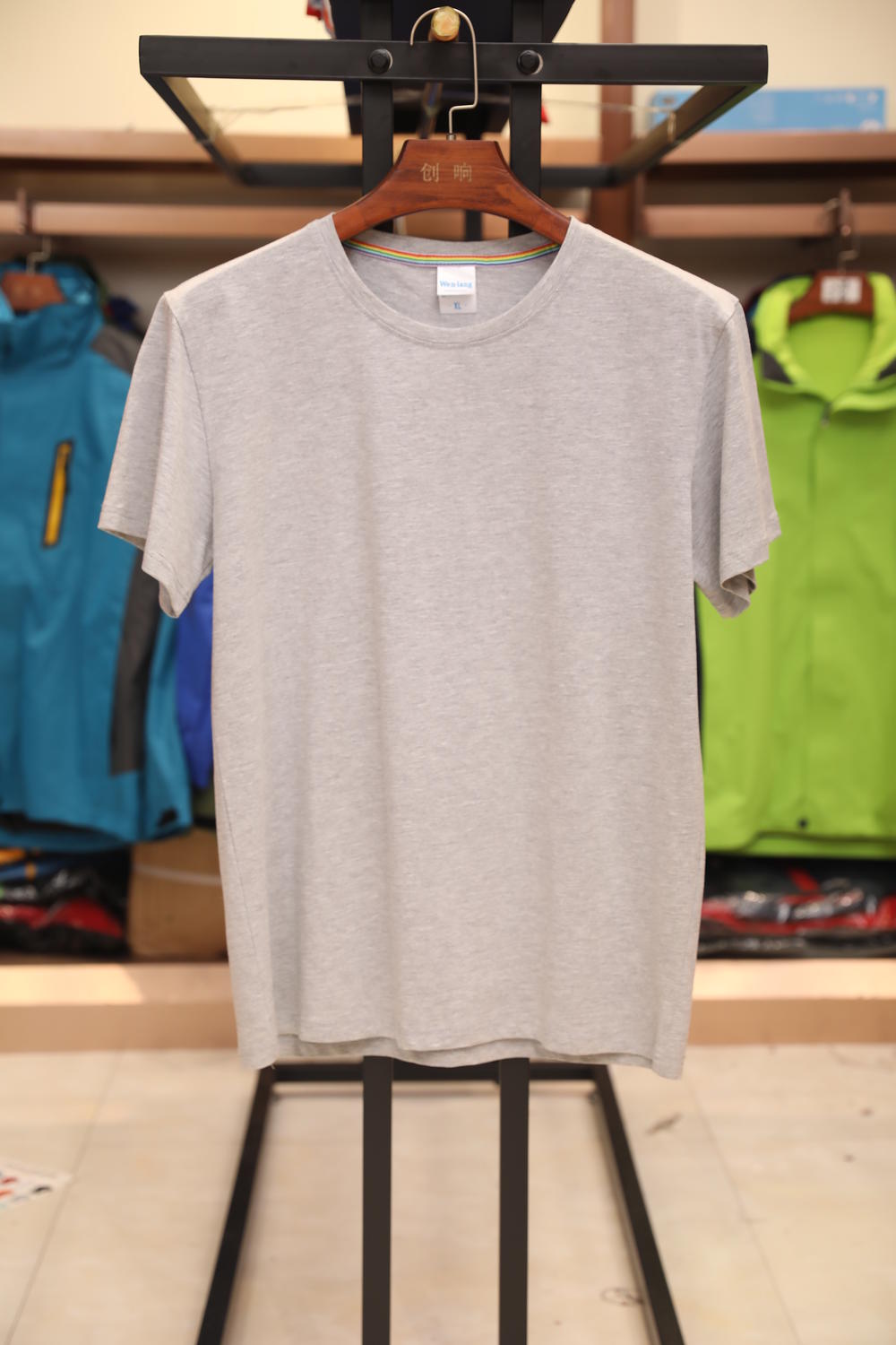 81400 Sailuo Textile (Men's) T-shirt Short Sleeved Round Neck For Men