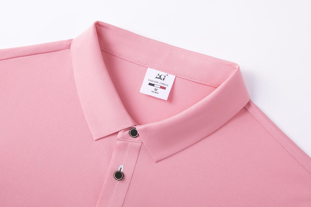 G1 # 190g 40pcs Ice Cool Silk Cotton Solid Color Seamless Second Grade Collar Polo Short Sleeve Collar