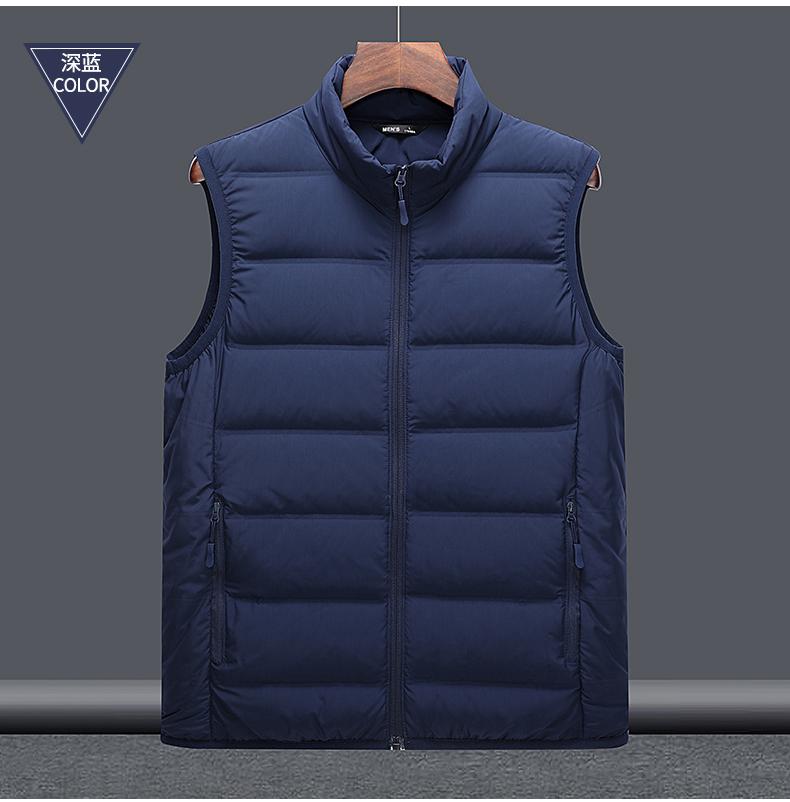 F6806 Couple Autumn And Winter Warm Down Vest Single-layer