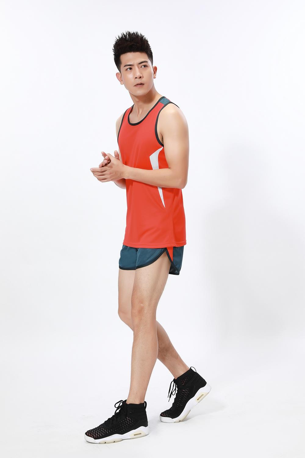 Men A3058 # Track And Field Uniform Men's Slimming