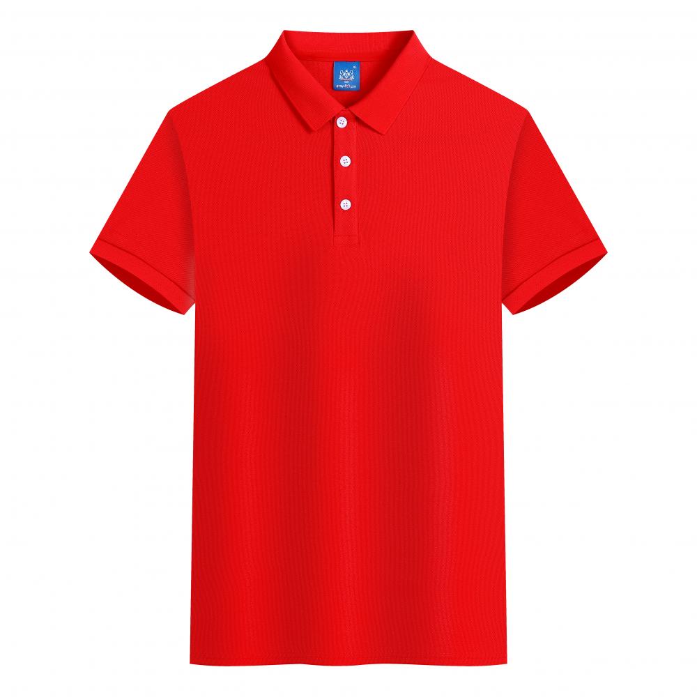 F2011-210g 50% Island Cotton 50% Ice Ion Fiber Solid Color Polo Shirt Polo Short Sleeved Collar