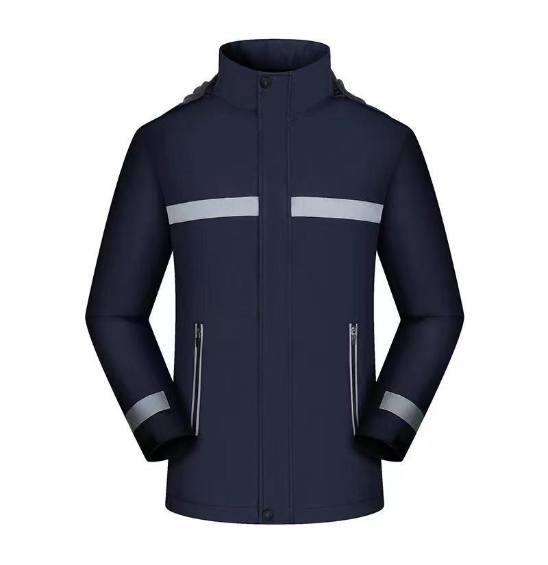 F1080 Integrated Fleece Grid With Mid Point Reflective Design, Thick Jacket