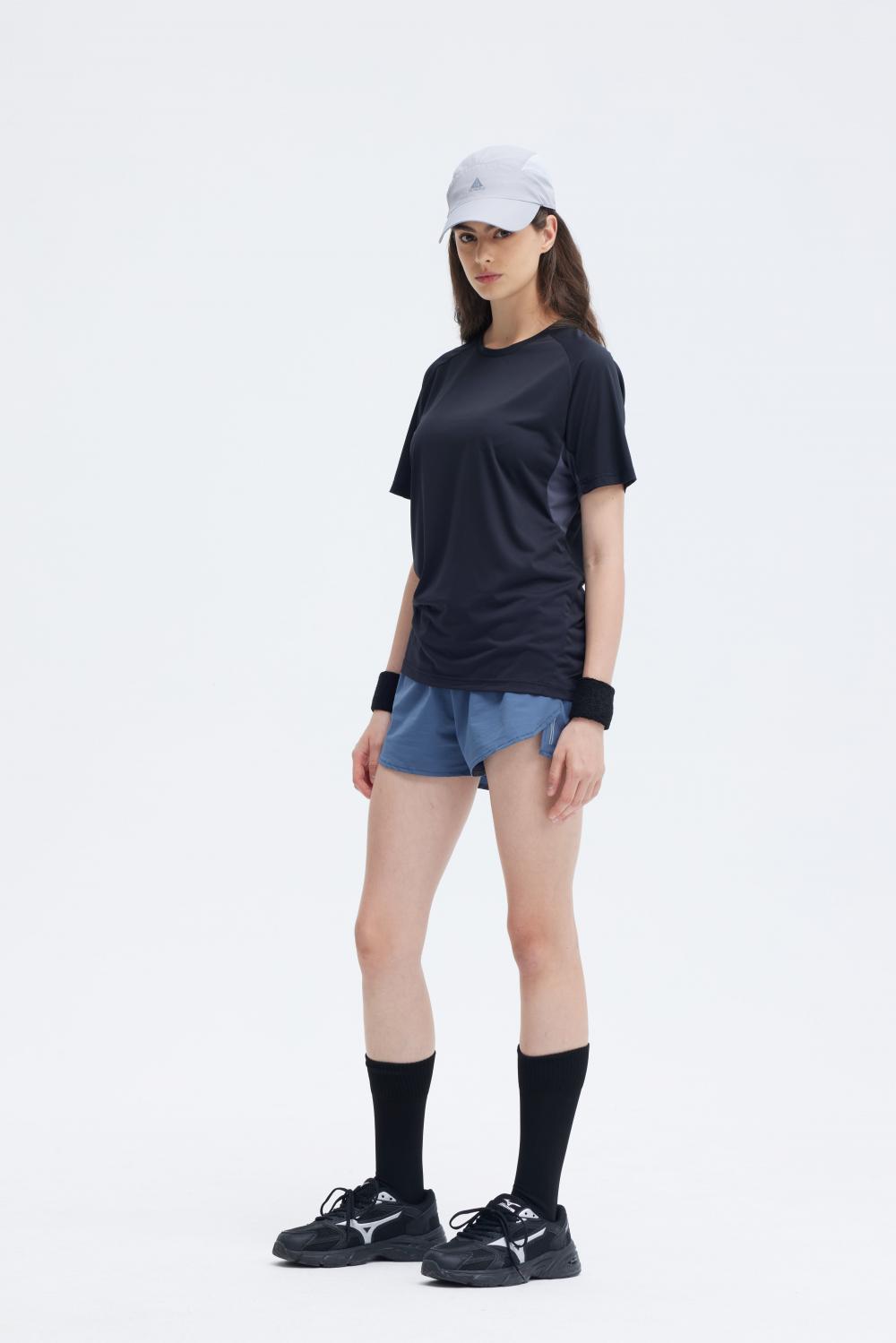 CQ9001 # Round Neck Short Sleeved T-shirt Short Sleeved Round Neck