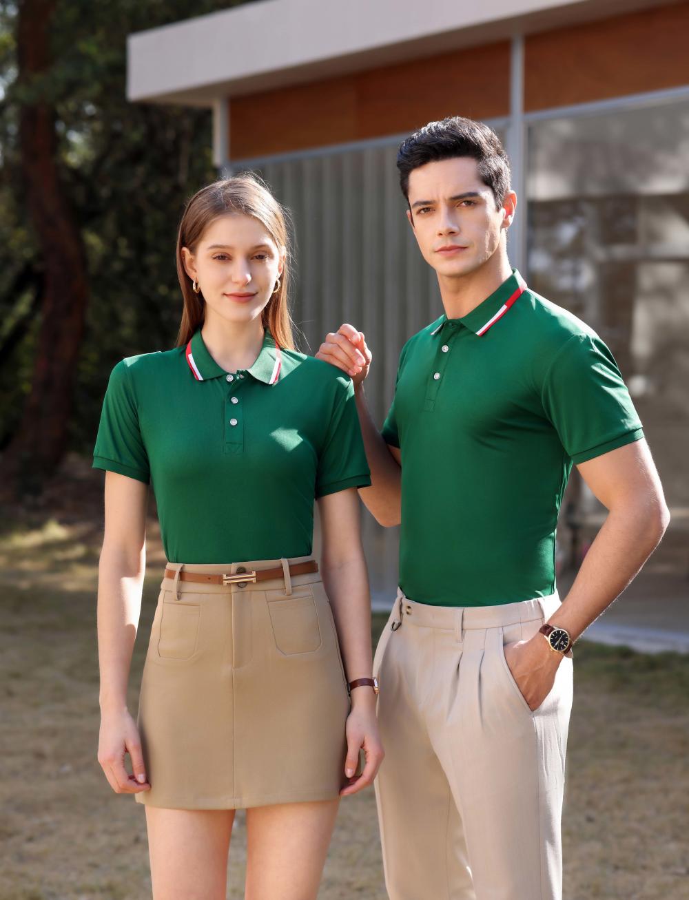 696 Polo Short Sleeved Lapel