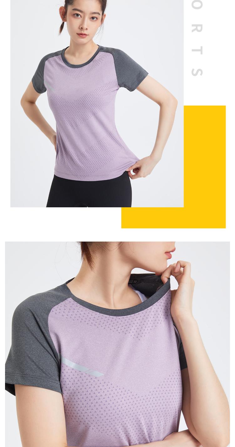 Womens T-1 T-shirt Long Sleeved Round Neck