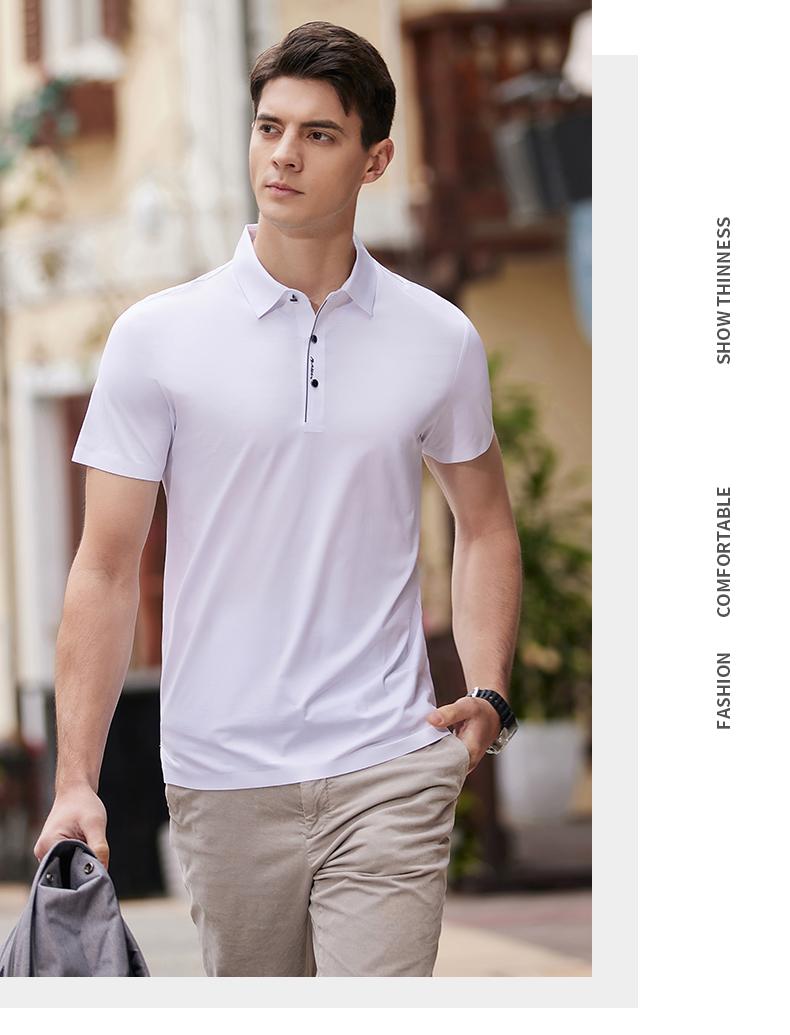 595 # Short Sleeved Collar Polo Shirt Polo