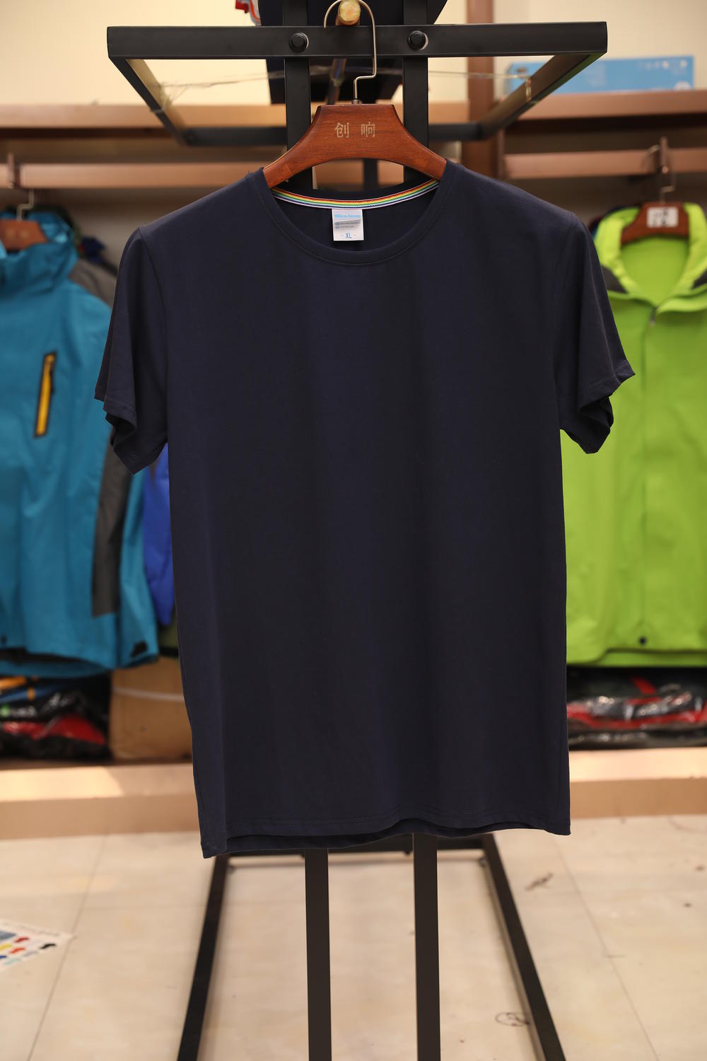 81400 Sailuo Textile (Men's) T-shirt Short Sleeved Round Neck For Men