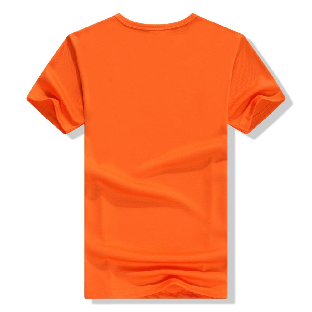 F1091 # Mesh Quick Drying T-shirt Short Sleeve Round Neck