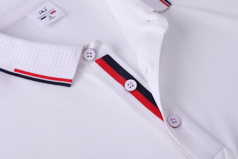 G3 # 190g 40pcs Ice Cold Silk Cotton Intermediate Color Second Level Lapel Polo Short Sleeved Lapel