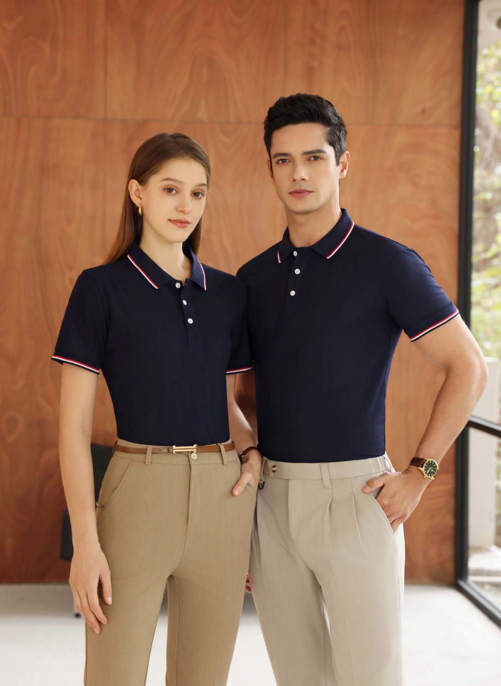 8518 Polo Short Sleeved Lapel