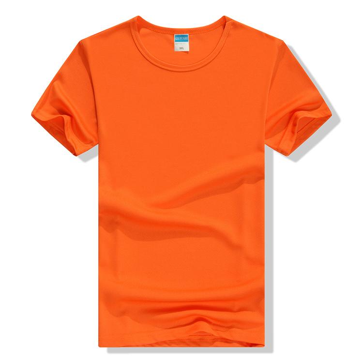 F1091 # Mesh Quick Drying T-shirt Short Sleeve Round Neck