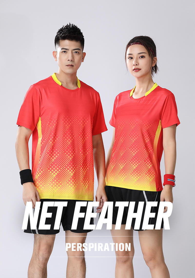 1856 # Net Feather Series - Top T-shirt Short Sleeve Round Neck