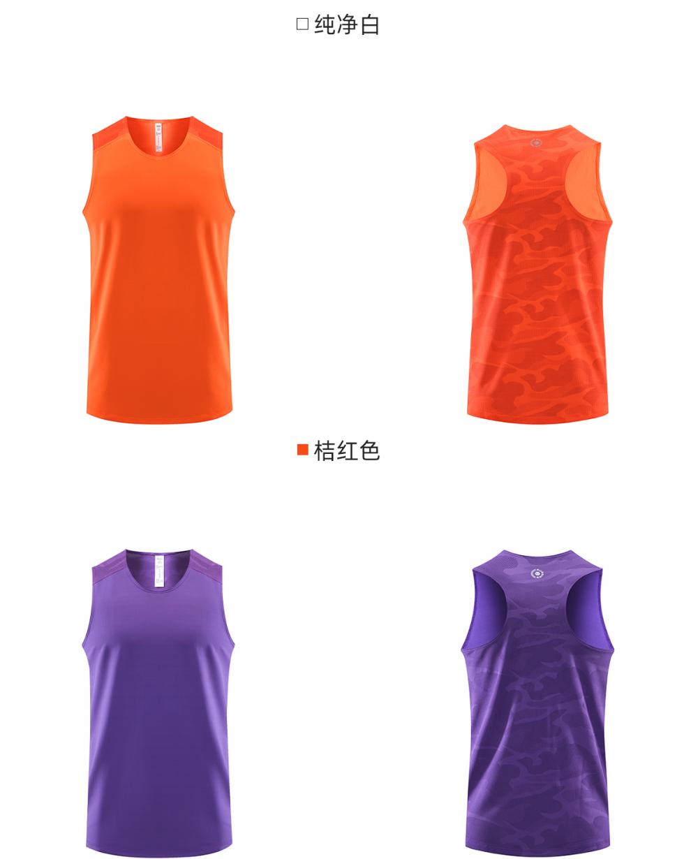 R315 # High End Sports Vest T-shirt Short Sleeved Round Neck