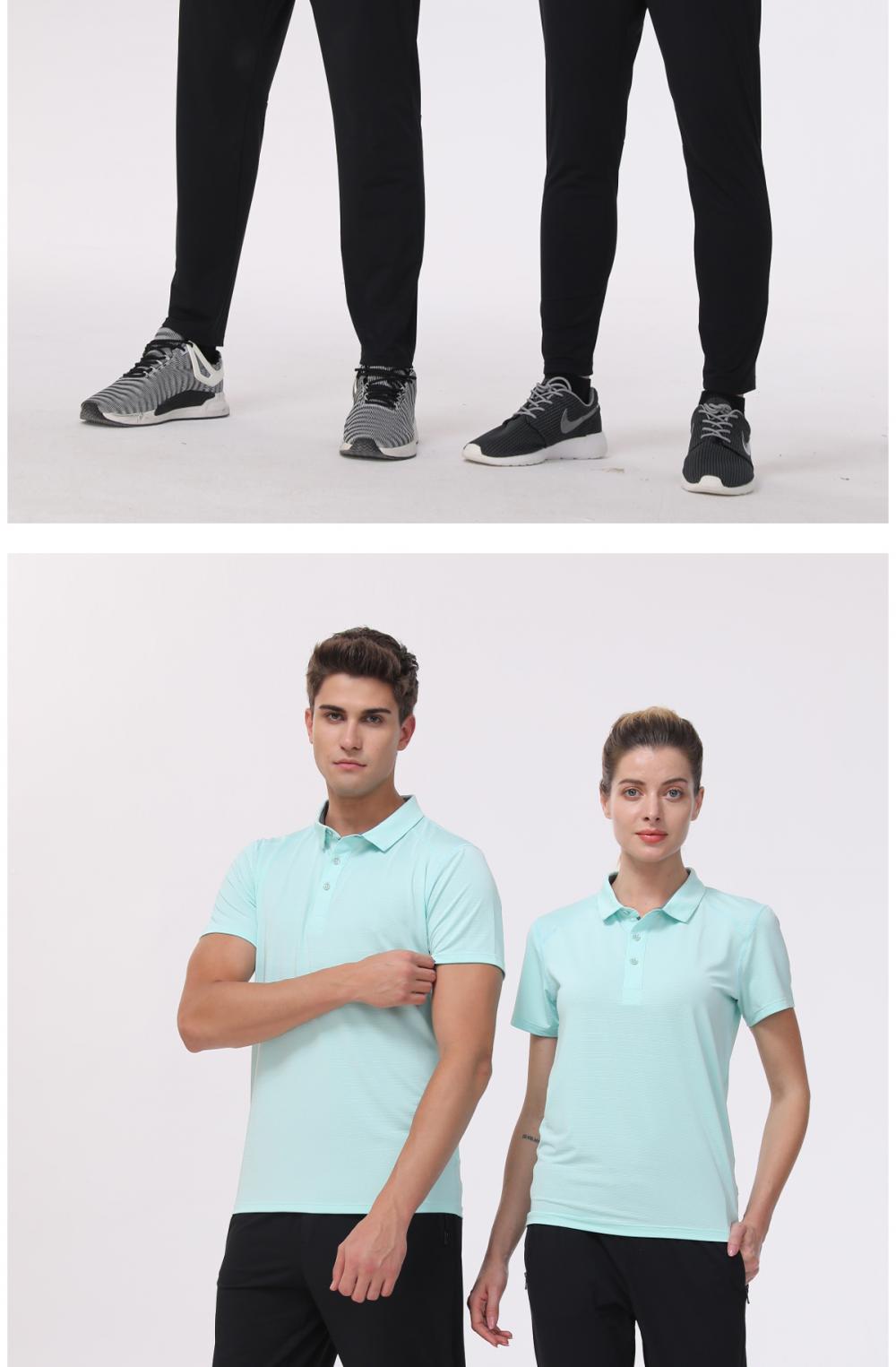 S9309 # Short Sleeved Polo Shirt Polo Short Sleeved Lapel