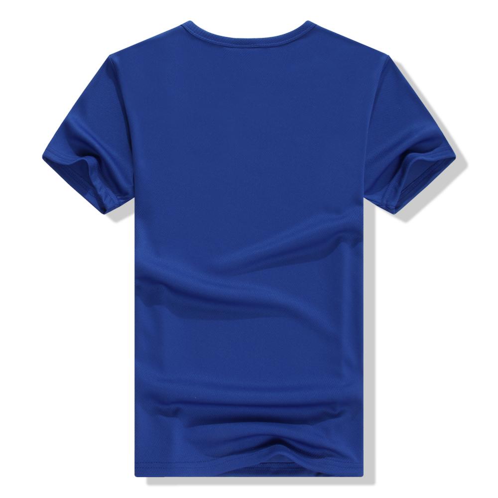 F1091 # Mesh Quick Drying T-shirt Short Sleeve Round Neck