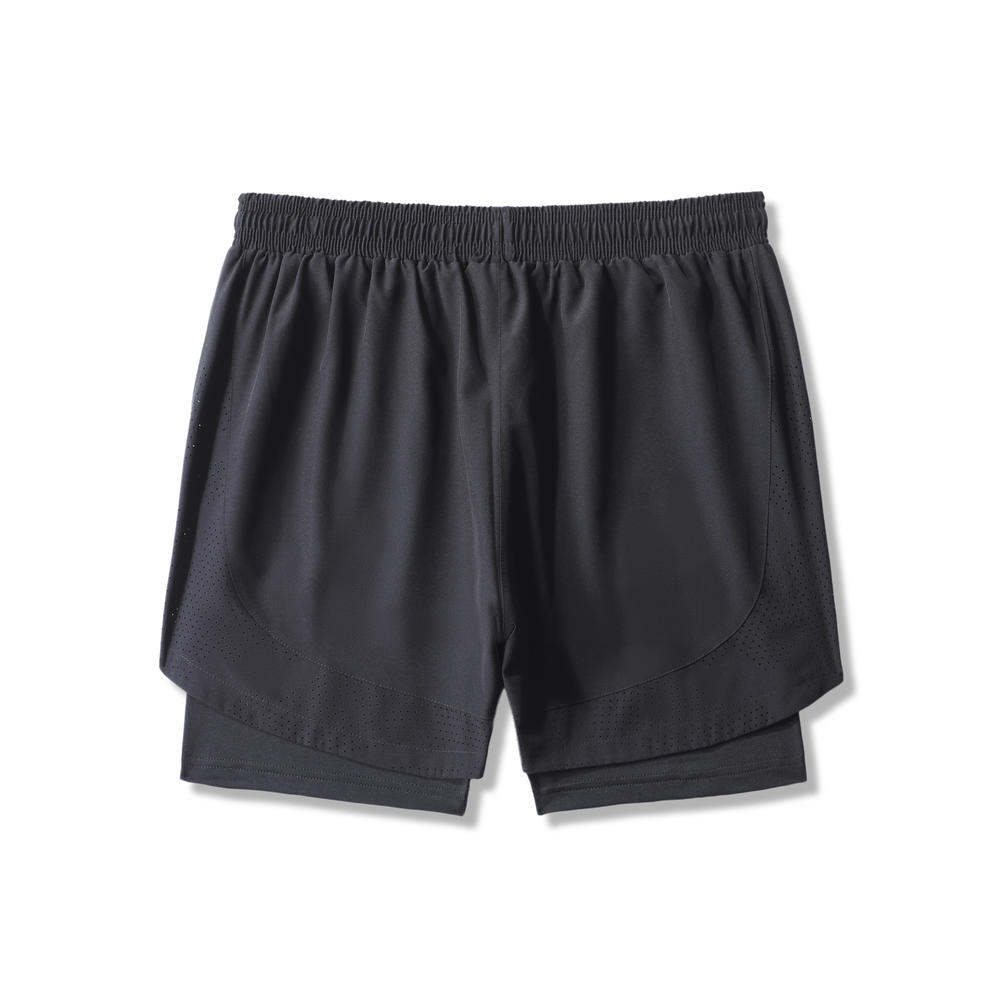 A6013- Double Layer Shorts, Running Pants, Swimming Pants, Three Part Pants For Men