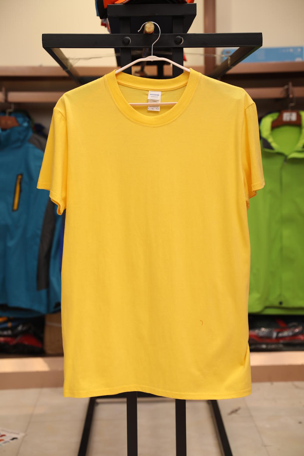 A190CBF Pure Cotton Round Neck T-shirt Short Sleeved Round Neck