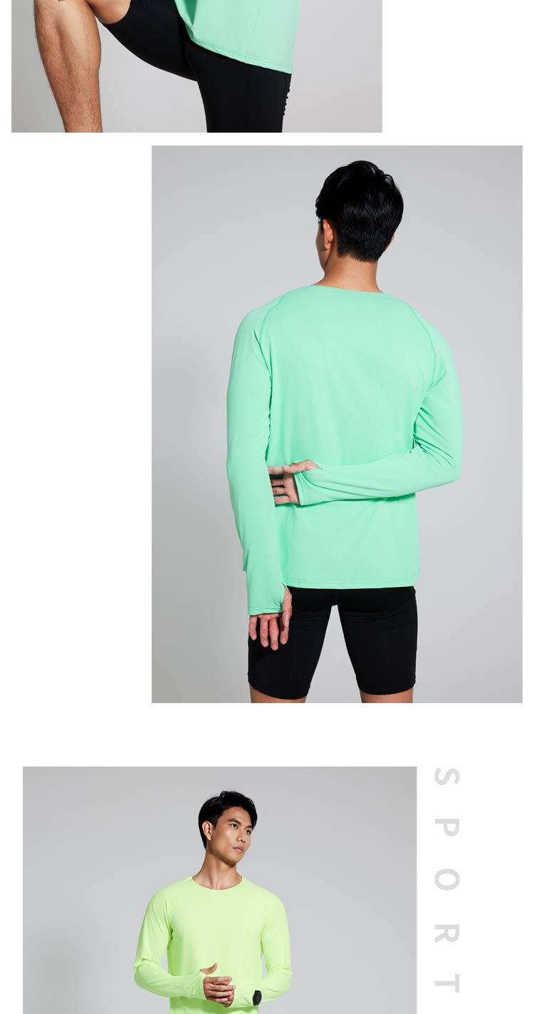 2401 T-shirt Long Sleeved Round Neck For Men