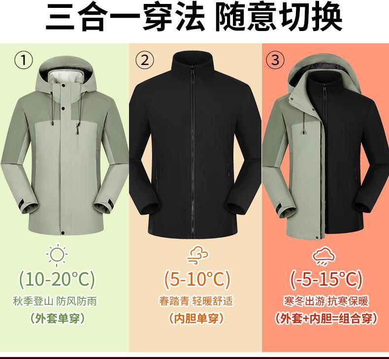 JK2402 (down Inner Liner) Three In One Anti-static Jacket