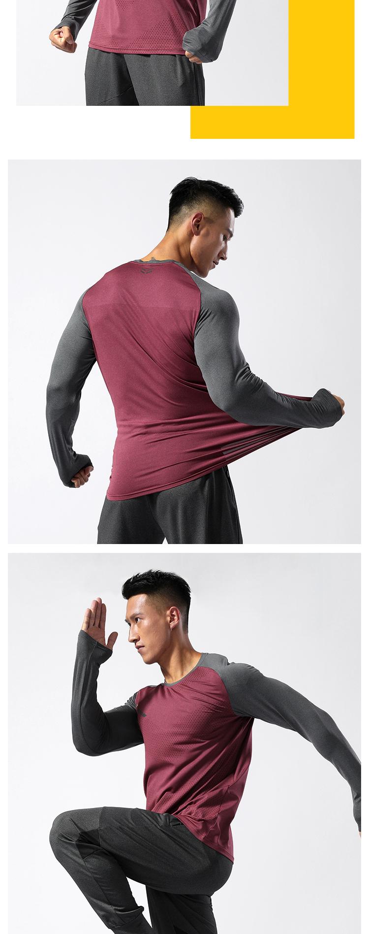 MC2101 T-shirt Long Sleeved Round Neck For Men