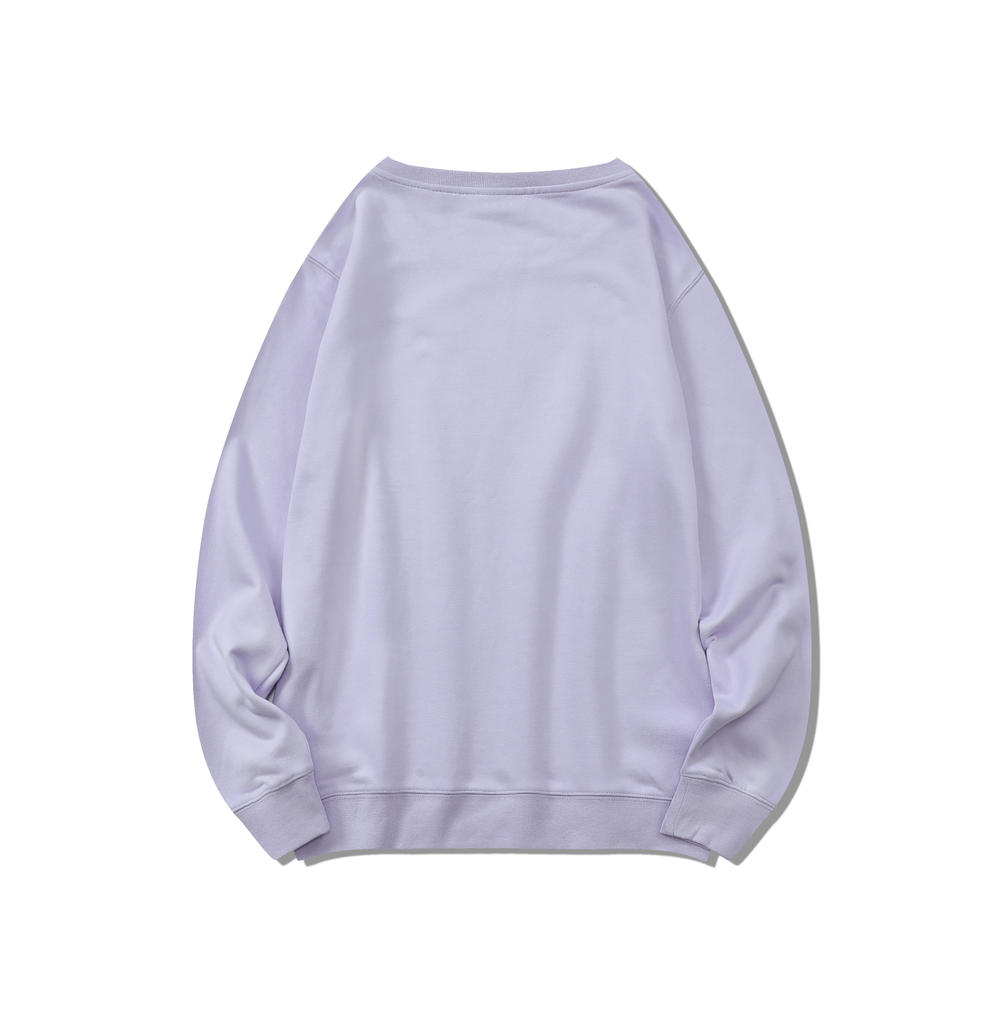 79111-430 Grams Ultra Soft Composite Velvet Round Neck Sweatshirt Long Sleeved Round Neck