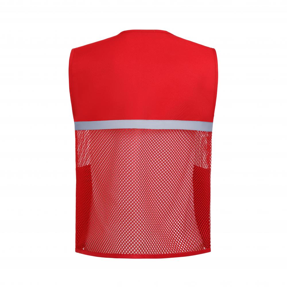 M4002- Fishing Net Pocket Zipper Vest Single-layer