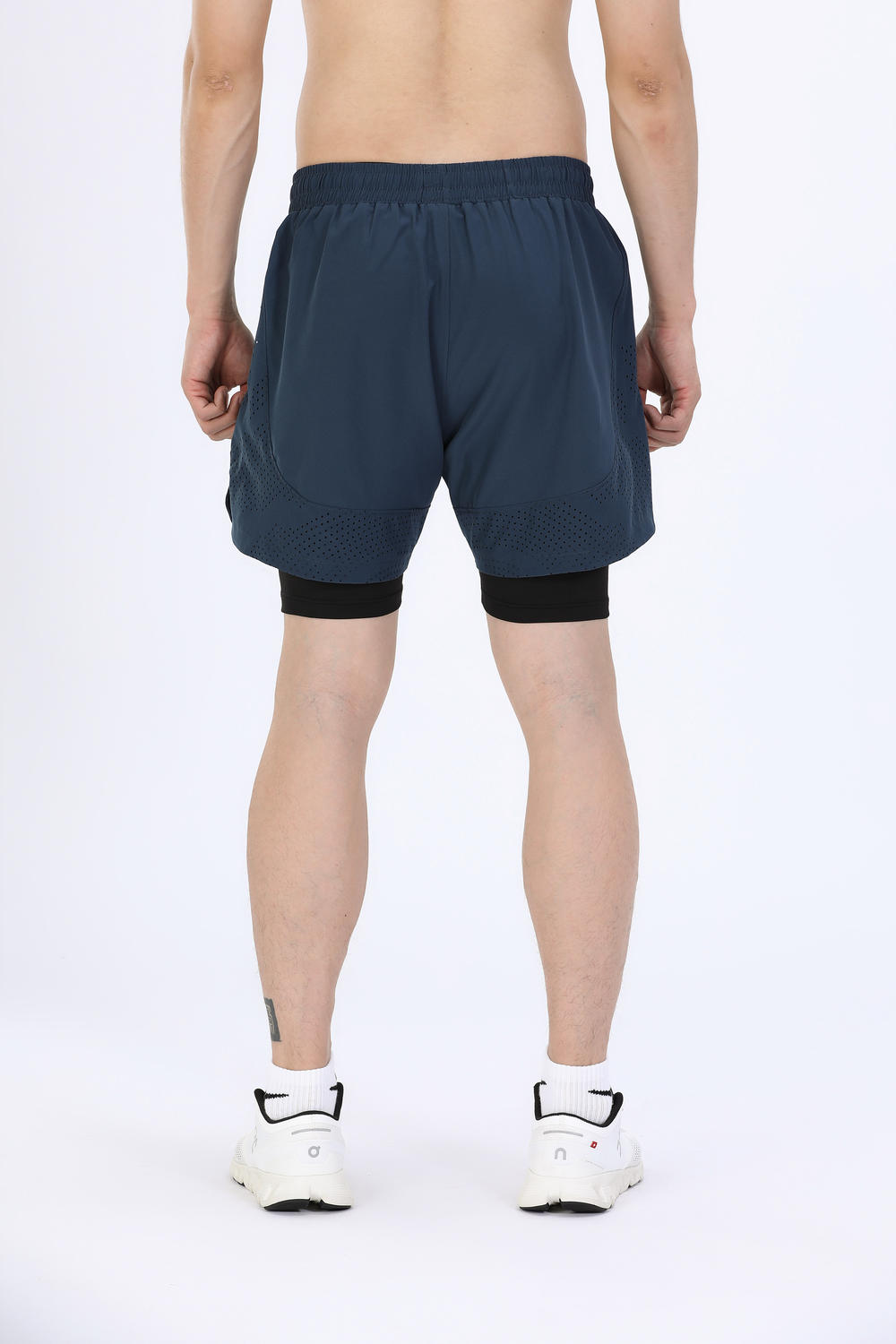 A6013- Double Layer Shorts, Running Pants, Swimming Pants, Three Part Pants For Men