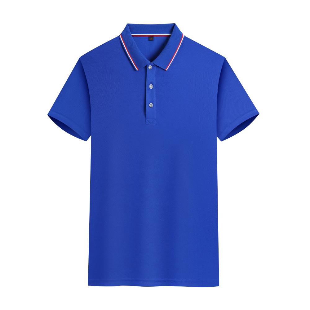 CX698 Double Loop Collar Polo Short Sleeve Collar